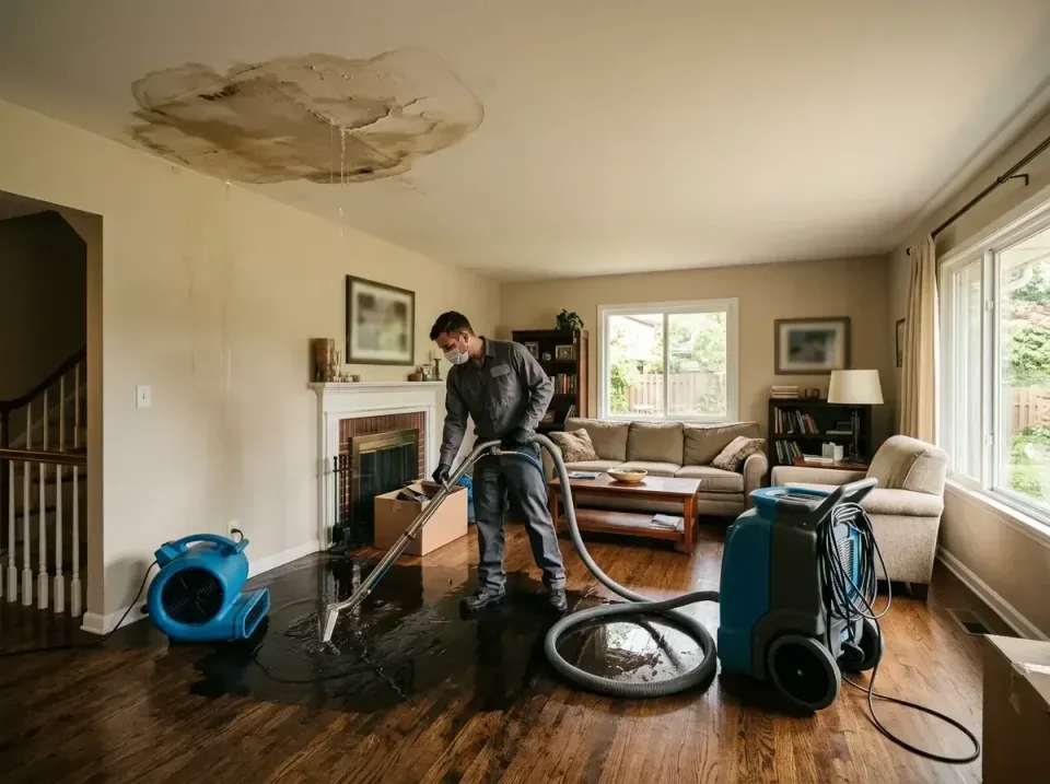 attic-pipe-burst-ceiling-drip-008 — frequently asked questions, Water Damage Restoration & Carpet Care in Pascagoula, MS